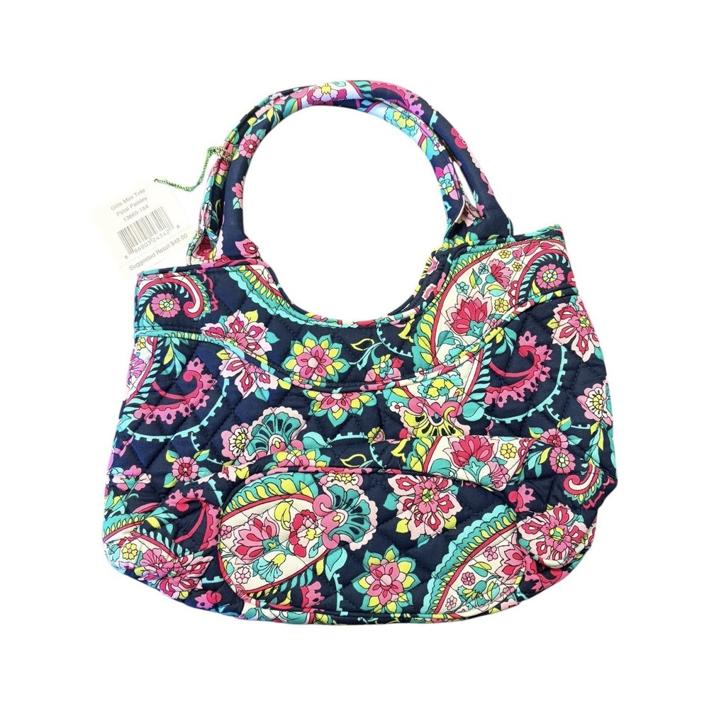 Vera Bradley Girls Mini Tote Petal Paisley New With Tags Brand New - Picture 2 of 4